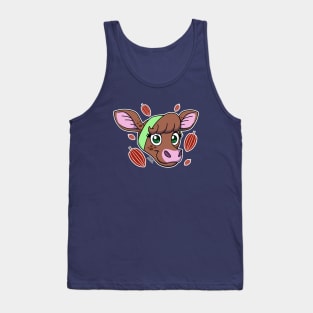 Coco the Chocolate Cow -  Original, Head (Part 1) Tank Top